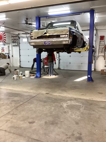 before epoxy flooring