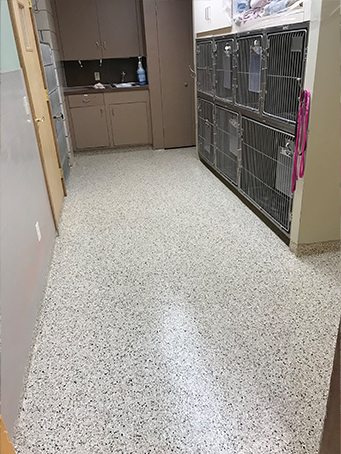 after epoxy flooring
