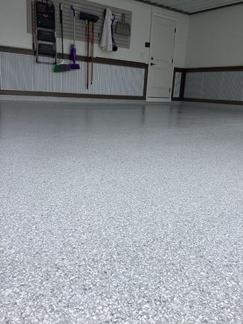 after epoxy flooring
