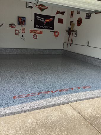 after epoxy flooring