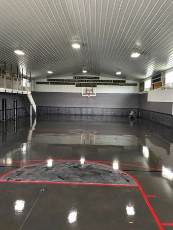 after epoxy flooring