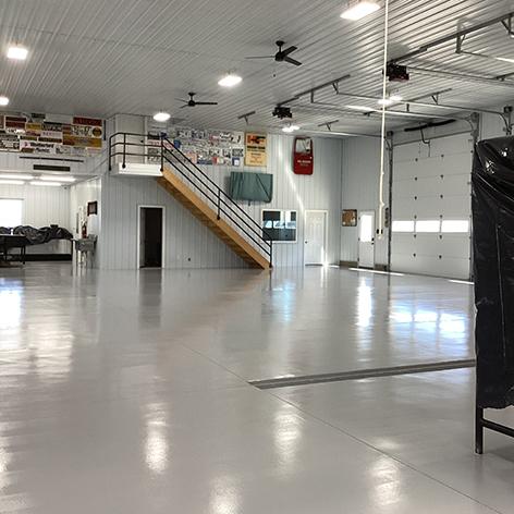 commercial auto shop flooring