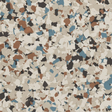 flake epoxy swatch