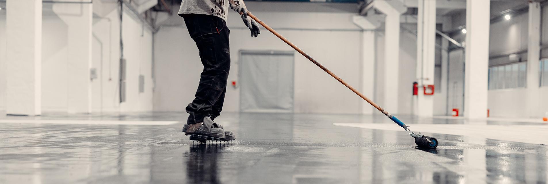 epoxy floor application