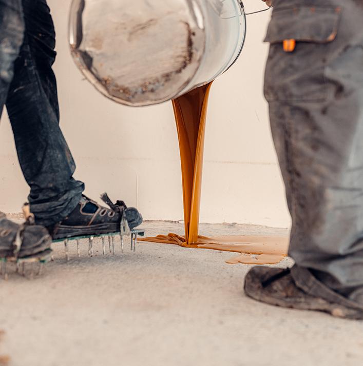 pouring floor epoxy