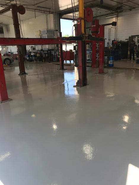 commercial polyaspartic epoxy flooring for blank