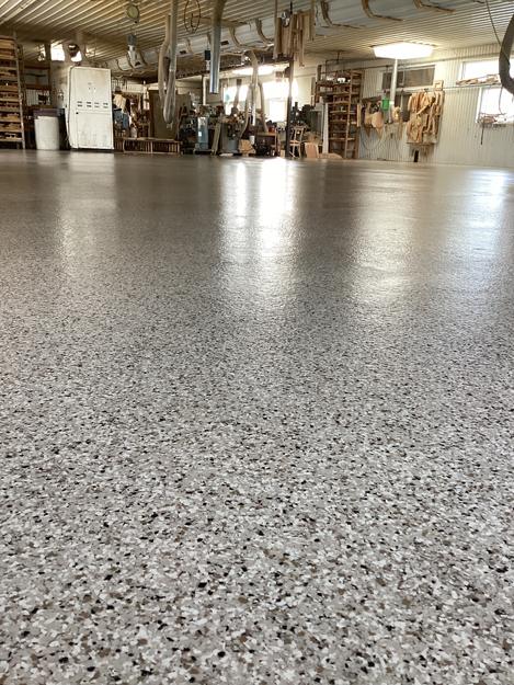 commercial polyaspartic epoxy flooring for blank