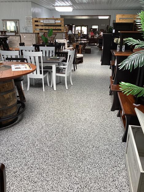 commercial polyaspartic epoxy flooring for blank