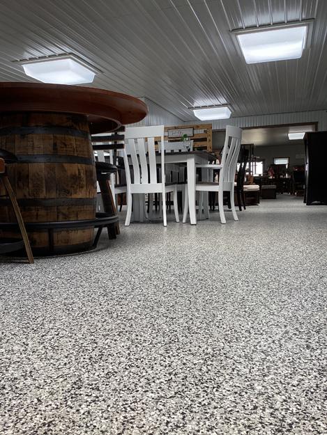 commercial polyaspartic epoxy flooring for blank