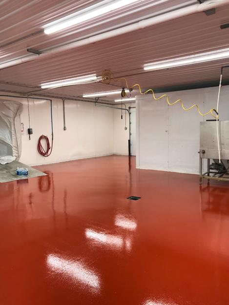 commercial polyaspartic epoxy flooring for blank