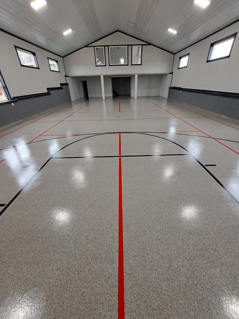 commercial polyaspartic epoxy flooring for blank