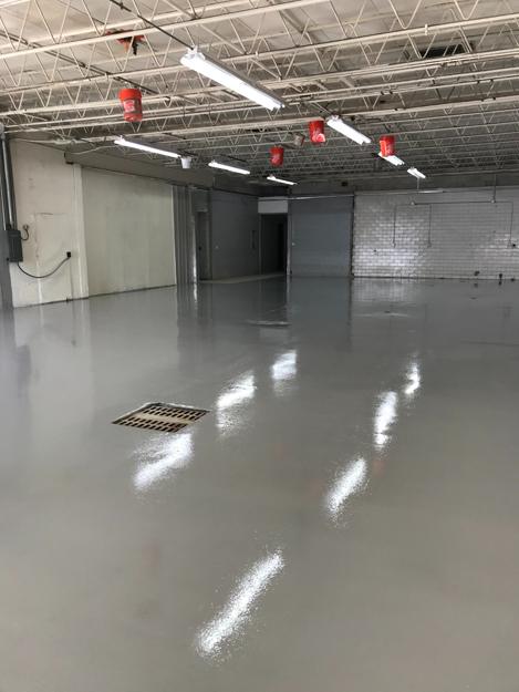 commercial polyaspartic epoxy flooring for blank