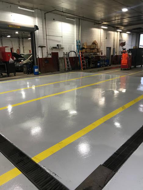 commercial polyaspartic epoxy flooring for blank