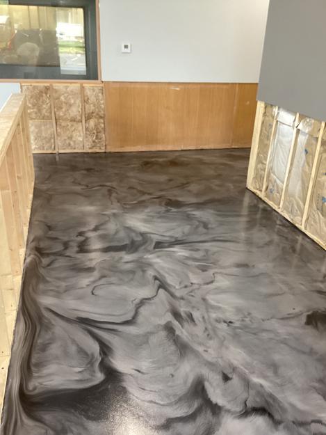 commercial polyaspartic epoxy flooring for blank