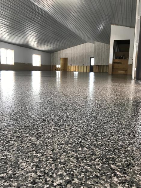 polyaspartic epoxy flooring for blank