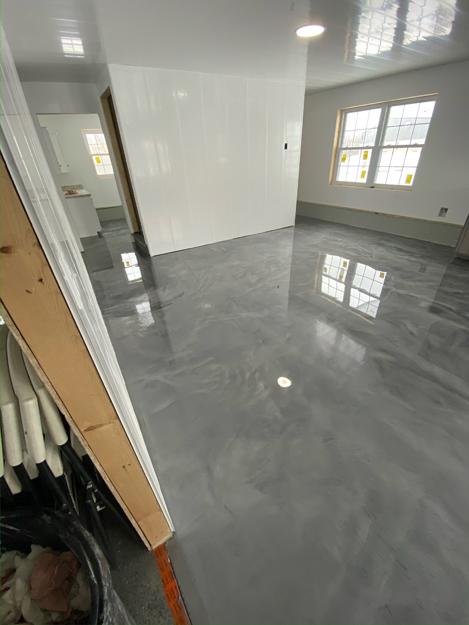 polyaspartic epoxy flooring for blank