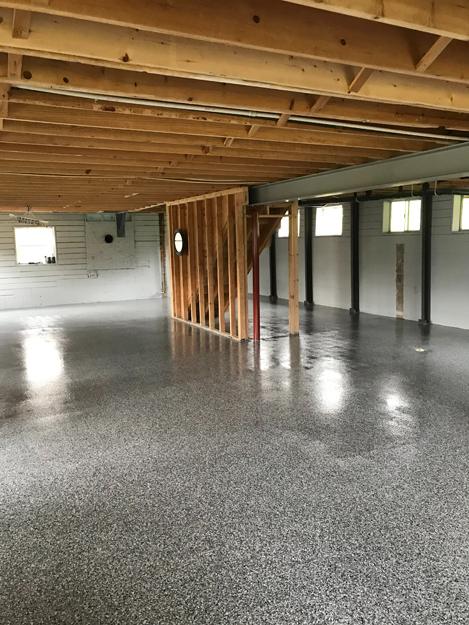 polyaspartic epoxy flooring for blank