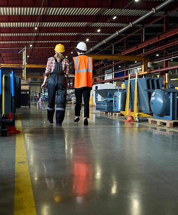 manufacturing facility floor epoxy